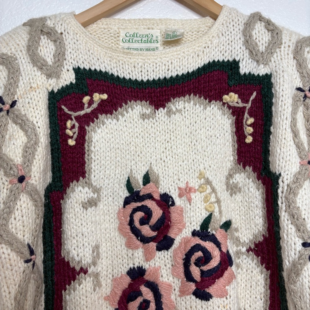 Vintage Colleen's Collections Grandma Core Chunky Oversized Sweater View 2